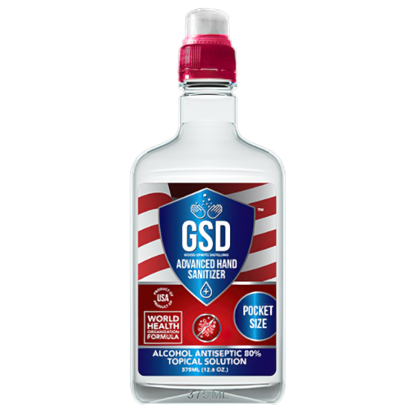 Goodsanitizer and disinfectant gsd liquid 375 ml F
